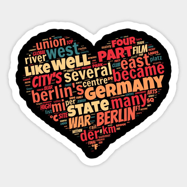 I love Berlin Sticker by Superfunky